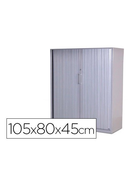 ARMARIO METALICO ROCADA DOS PUERTAS TIPO PERSIANA INCLUYE DOS BALDA SERIE STORE 105X80X45 CM ACABADO AC00