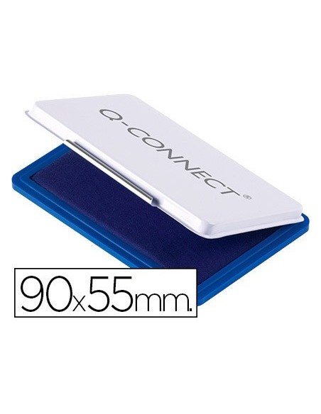 TAMPON Q-CONNECT N.3 90X55 MM AZUL