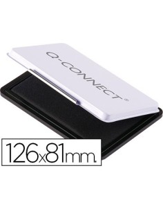 TAMPON Q-CONNECT N.1 126X81 MM NEGRO