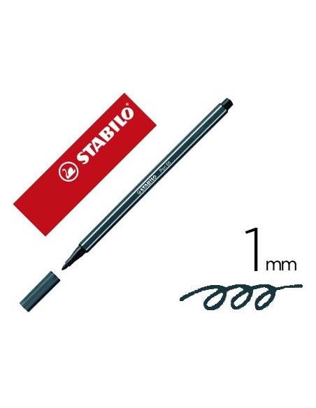 ROTULADOR STABILO ACUARELABLE PEN 68 GRIS AZULADO INTENSO 1 MM