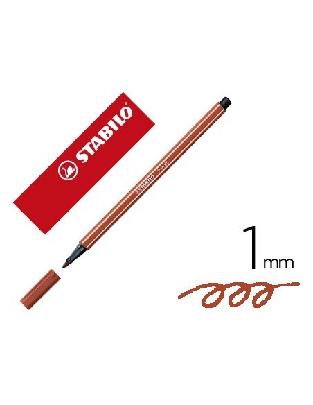 ROTULADOR STABILO ACUARELABLE PEN 68 SIENA TOSTADO 1 MM