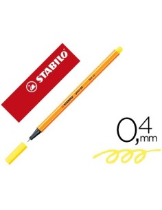 ROTULADOR STABILO PUNTA DE FIBRA POINT 88 AMARILLO LIMON 0,4 MM