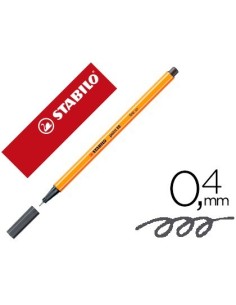 ROTULADOR STABILO PUNTA DE FIBRA POINT 88 GRIS AZULADO INTENSO 0,4 MM