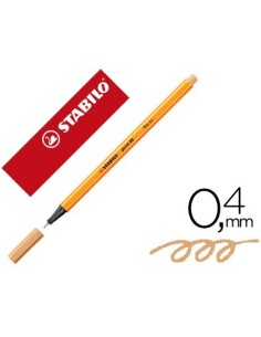 ROTULADOR STABILO PUNTA DE FIBRA POINT 88 OCRE 0,4 MM