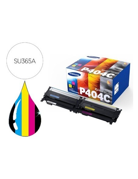 TONER SAMSUNG P404C SL C430W / C480 / C480FN / C480FW / C480W PACK MAGENTA CIAN AMARILLO Y NEGRO 1.000 PAG