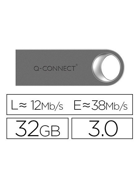 MEMORIA USB Q-CONNECT FLASH PREMIUM 32 GB 3.0
