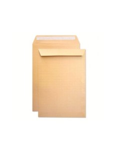 SOBRE LIDERPAPEL BOLSA SEGURIDAD KRAFT MARRON ARMADO 120 GR 229X324 MM UNIDAD