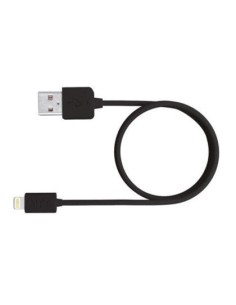 CABLE USB 2.0 A APPLE LIGHTNING MEDIARANGE USB 2.0 LONGITUD DE CABLE 1 MT NEGRO