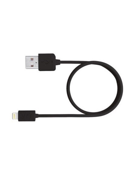 CABLE USB 2.0 A APPLE LIGHTNING MEDIARANGE USB 2.0 LONGITUD DE CABLE 1 MT NEGRO
