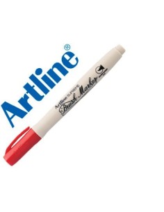 ROTULADOR ARTLINE SUPREME BRUSH PINTURA BASE DE AGUA PUNTA TIPO PINCEL TRAZO VARIABLE ROJO