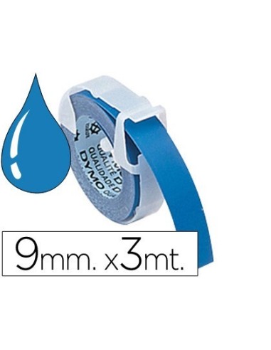 CINTA DYMO 3D 9 MM X 3 MT AZUL TRADICIONAL
