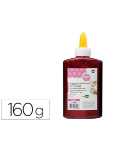 PURPURINA PEGAMENTO LIDERPAPEL FANTASIA ROJO METALIZADO BOTE DE 160 GR