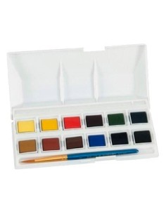 ACUARELA DALER ROWNEY SIMPLY BOLSILLO CAJA DE 12 COLORES SURTIDOS