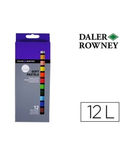 LAPICES PASTEL OLEO DALER ROWNEY SIMPLY SUAVE CAJA DE 12 COLORES SURTIDOS