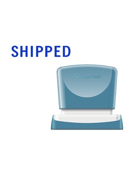 SELLO X'STAMPER QUIX PERSONALIZABLE COLOR AZUL MEDIDAS 13X49 MM Q-13