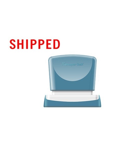 SELLO X'STAMPER QUIX PERSONALIZABLE COLOR ROJO MEDIDAS 13X49 MM Q-13