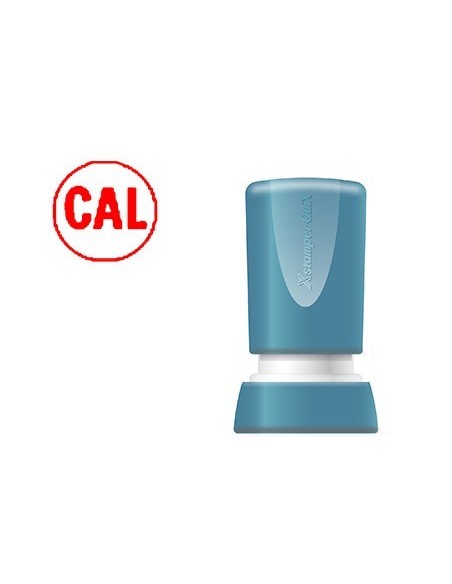 SELLO X'STAMPER QUIX PERSONALIZABLE COLOR ROJO REDONDO DIAMETRO 14 MM Q-32