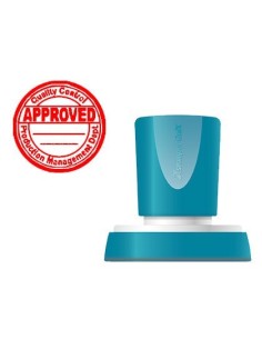 SELLO X'STAMPER QUIX PERSONALIZABLE COLOR ROJO REDONDO DIAMETRO 38 MM Q-53