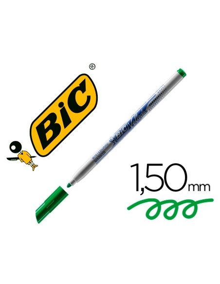ROTULADOR BIC VELLEDA FINO PARA PIZARRA VERDE PUNTA REDONDA 1 MM