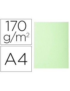 SUBCARPETA CARTULINA RECICLADA EXACOMPTA DIN A4 VERDE CLARO 170 GR