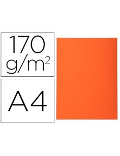 SUBCARPETA CARTULINA RECICLADA EXACOMPTA DIN A4 NARANJA 170 GR