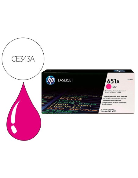 TONER HP 651A LASERJET MFP M775DN / M775F / M775Z / M775Z MAGENTA 16.000 PAGINAS