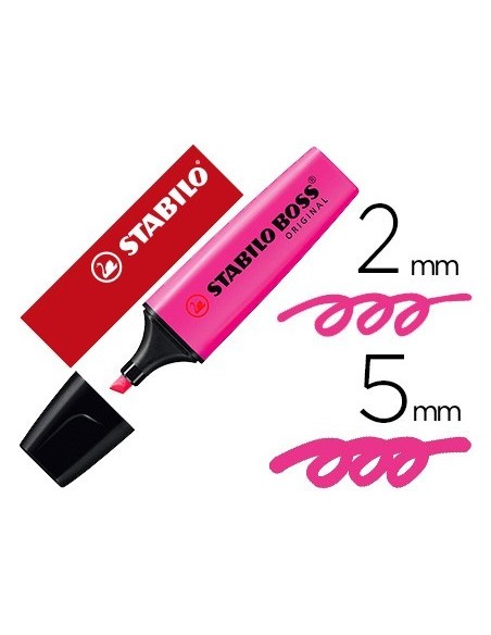 ROTULADOR STABILO BOSS FLUORESCENTE 70 MAGENTA
