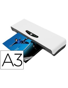 PLASTIFICADORA Q-CONNECT DIN A3 ALTO RENDIMIENTO FRIO/ CALIENTE CUATRO RODILLOS HASTA 250 MICRAS