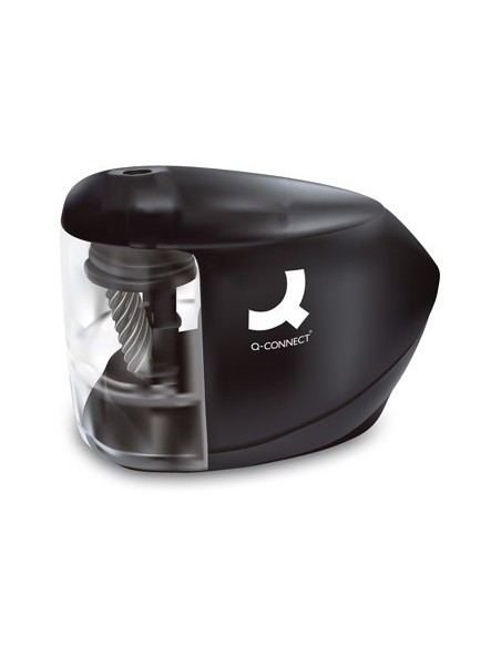 SACAPUNTAS Q-CONNECT KF-18571 ELECTRICO DE SOBREMESA ADAPTADOR/PILAS AA AFILA MUELADIAMETROS 6,5 A 8 MM