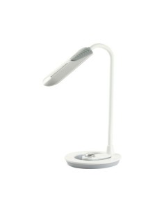 LAMPARA DE OFICINA Q-CONNECT SOBREMESA PROFESIONAL ABS 18 LEDS 6 W INTERRUPTOR SENSOR 3 NIVELES COLOR BLANCO