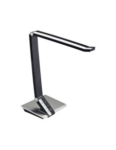 LAMPARA DE OFICINA Q-CONNECT SOBREMESA PROFESIONAL ABS 28 LEDS 9W INTERRUPTOR SENSOR 4 NIVELES COLOR NEGRO