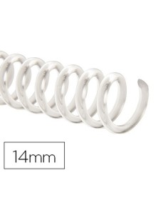 ESPIRAL PLASTICO Q-CONNECT TRANSPARENTE 32 5:1 14MM 1,8MM CAJA DE 100 UNIDADES