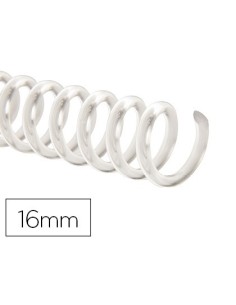ESPIRAL PLASTICO Q-CONNECT TRANSPARENTE 32 5:1 16MM 2MM CAJA DE 100 UNIDADES