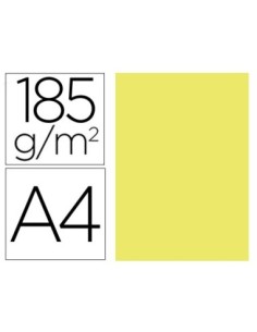 CARTULINA GUARRO DIN A4 KIWI 185 GR PAQUETE DE 50 HOJAS