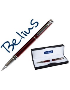 ROLLER BELIUS NUREMBERG ROJO PUNTA 0,5 MM TINTA AZUL EN ESTUCHE