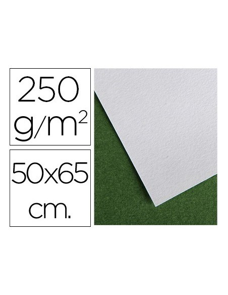 PAPEL SECANTE CANSON 50X65 CM LISO BLANCO 250 GR