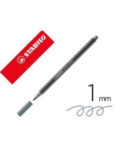 ROTULADOR STABILO ACUARELABLE PEN 68 METALICO PLATA 1 MM