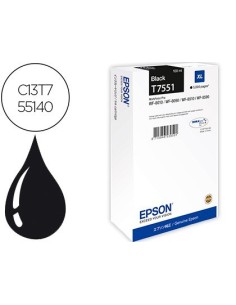 INK-JET EPSON T551 WORKFORCE PRO WF-8010 / WF-8090 / WF-8090 D3TWC / WF-8510 / WF-8590 / WF-8590 NEGRO 5.000