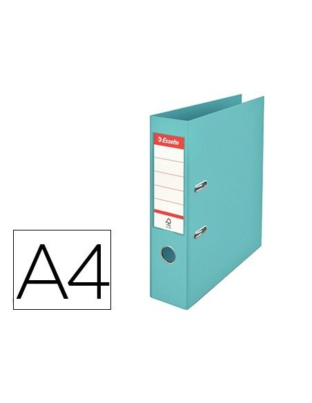 ARCHIVADOR DE PALANCA ESSELTE COLOUR ICE POLIPROPILENO DIN A4 LOMO 82 MM COLOR AZUL