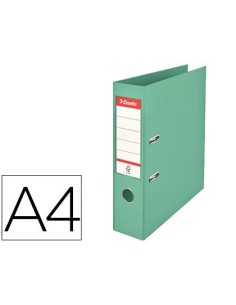 ARCHIVADOR DE PALANCA ESSELTE COLOUR ICE POLIPROPILENO DIN A4 LOMO 82 MM COLOR VERDE