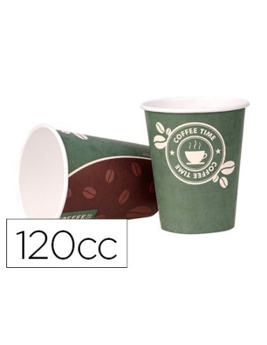 VASO TERMICO CARTON 120 CC PAQUETE DE 50 UNIDADES