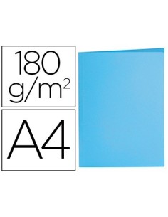 SUBCARPETA LIDERPAPEL A4 AZUL PASTEL 180G/M2