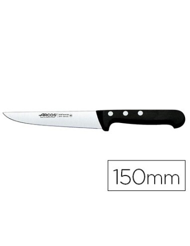CUCHILLO COCINA ARCOS UNIVERSAL HOJA DE ACERO INOXIDABLE 150 MM