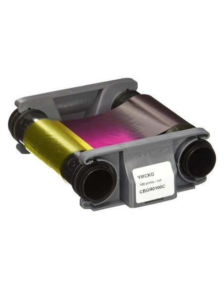 CINTA PARA IMPRESORA DE TARJETA BADGY COLOR PARA 100 IMPRESIONES