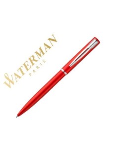 BOLIGRAFO WATERMAN ALLURE LACA ROJA EN ESTUCHE DE REGALO