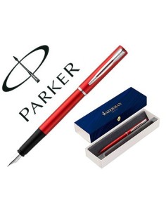 PLUMA WATERMAN ALLURE LACA ROJA EN ESTUCHE DE REGALO