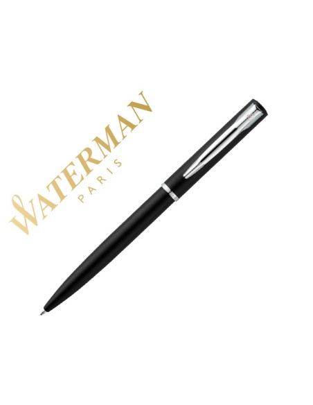 BOLIGRAFO WATERMAN ALLURE LACA NEGRA EN ESTUCHE DE REGALO