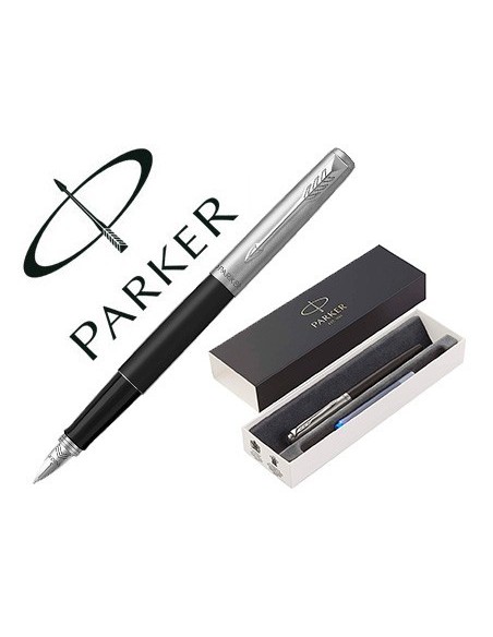 PLUMA PARKER JOTTER BOND STREET NEGRO CT EN ESTUCHE DE REGALO