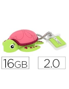 MEMORIA USB EMTEC FLASH 16 GB 2.0 TORTUGA