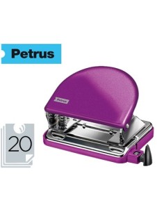 TALADRADOR PETRUS 52 WOW VIOLETA METALIZADO CAPACIDAD 20 HOJAS EN BLISTER